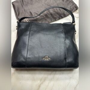 Coach shoulder bag with crossbody strap